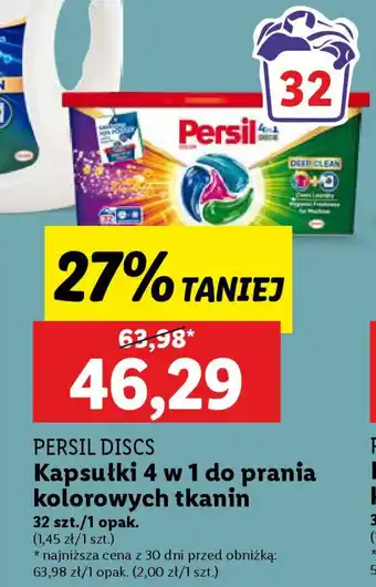 Lidl PERSIL DISCS Kapsułki 4 w 1 oferta