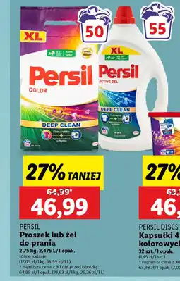 Lidl PERSIL Proszek lub żel do prania oferta