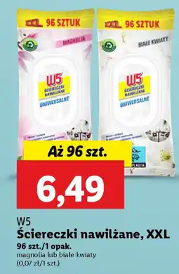 Lidl W5 Ściereczki nawilżane, XXL oferta