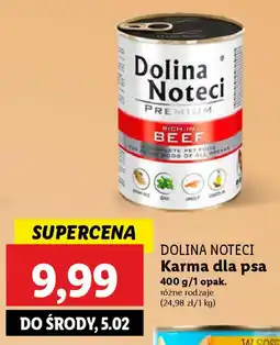 Lidl DOLINA NOTECI Karma dla psa oferta