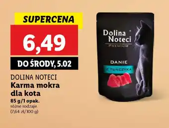 Lidl DOLINA NOTECI Karma mokra dla kota oferta