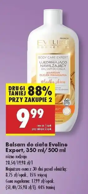 Biedronka Balsam do ciała ujędrniająco-nawilżający 3w1 Eveline Argan Oil oferta