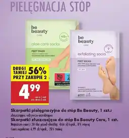 Biedronka Skarpetki złuszczające do stóp Be Beauty Care oferta