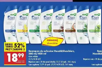 Biedronka Szampon do włosów sensitive scalp care Head&Shoulders oferta