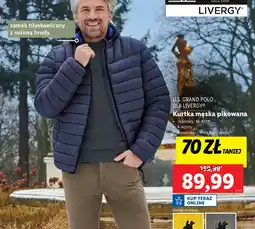 Lidl U.s. grand polo dla livergy kurtka męska pikowana oferta