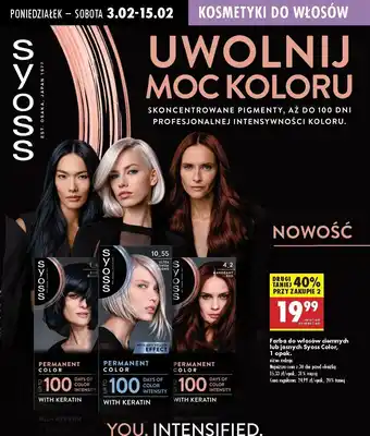 Biedronka Farba do włosów 10-55 Syoss Color oferta