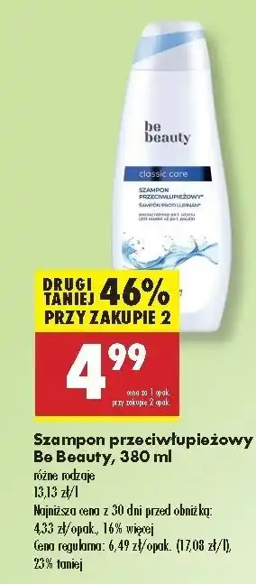 Biedronka Szampon przeciwłupieżowy Be Beauty oferta