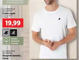 Lidl U.s. grand polo dla livergy t-shirt męski oferta