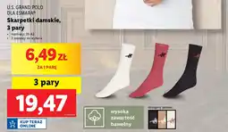 Lidl U.s. grand polo dla esmara skarpetki damskie oferta