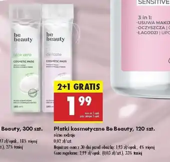 Biedronka Płatki kosmetyczne Be Beauty oferta