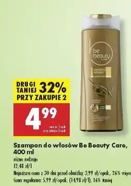 Biedronka Szampon do włosów smooth & repaired Be Beauty Care oferta