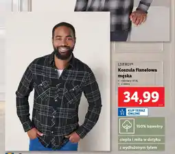 Lidl Livergy koszula flanelowa męska oferta