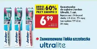 Biedronka Szczoteczka do zębów soft Jordan Ultra Lite oferta