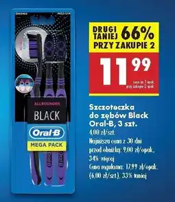 Biedronka Szczoteczka do zębów black medium Oral-B Allrounder oferta