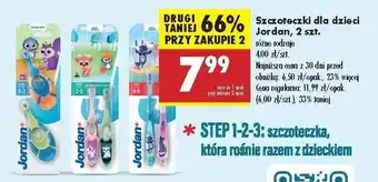 Biedronka Szczoteczka do zębów 6-9 lat Jordan Step By oferta