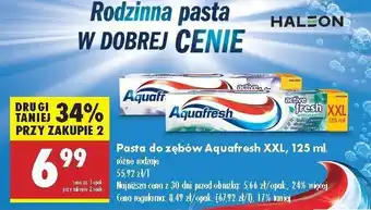 Biedronka Pasta do zębów Aquafresh Active White oferta