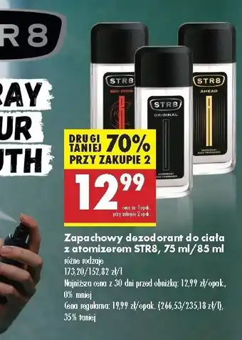 Biedronka Dezodorant Str8 Ahead oferta