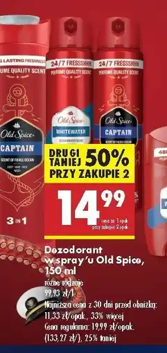 Biedronka Dezodorant Old Spice Whitewater oferta