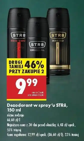 Biedronka Dezodorant Str8 Ahead oferta