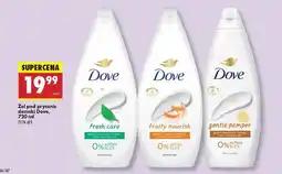 Biedronka Żel pod prysznic Dove Gentle Pamper oferta