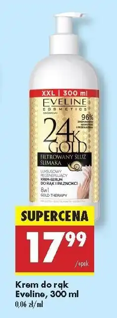 Biedronka Krem serum do rąk i paznokci Eveline 24K Gold oferta