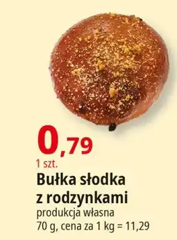 E.Leclerc Bułka słodka z rodzynkami Piekarnia E.leclerc oferta