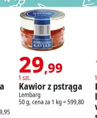 E.Leclerc Kawior z pstrąga tęczowego Lemberg oferta