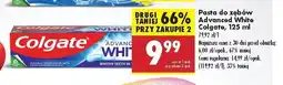 Biedronka Pasta do zębów Colgate Advanced White oferta