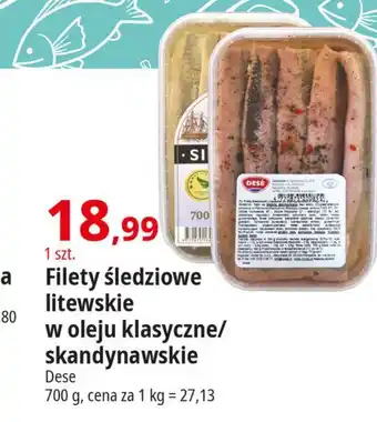 E.Leclerc Śledzie w oleju Dese oferta