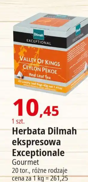 E.Leclerc Herbata valley of kings ceylon pekoe Dilmah Exceptional oferta