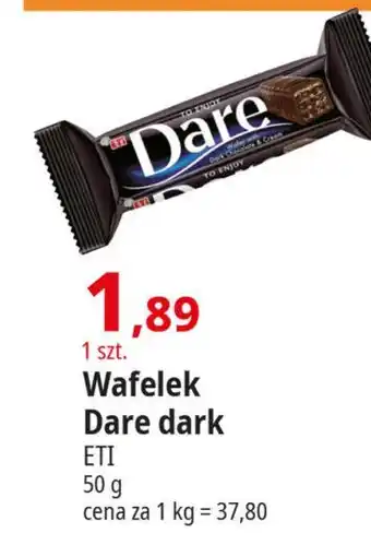 E.Leclerc Wafelek w ciemnej czekoladzie Eti Dare oferta