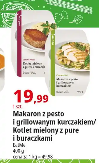 E.Leclerc Makaron z pesto rosso na ostro i grillowanym kurczakiem Eat Me! oferta