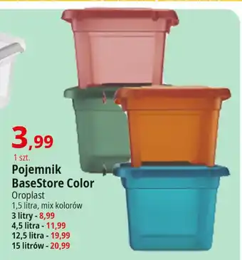 E.Leclerc Pojemnik base store color 15 l Orplast oferta