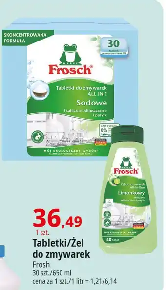 E.Leclerc Żel do zmywarki limonkowy Frosch oferta