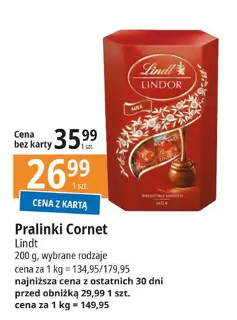 E.Leclerc Praliny milk Lindt Lindor oferta