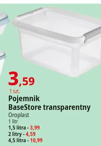 E.Leclerc Pojemnik basestore 1 l Orplast oferta