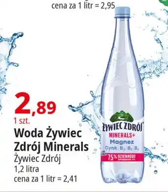 E.Leclerc Woda lekko gazowana Żywiec Zdrój Minerals+ oferta