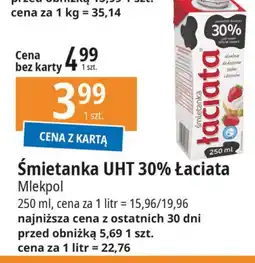 E.Leclerc Śmietanka 30% Łaciata oferta