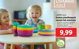 Lidl LIVARNO home Zestaw plastikowych naczyń lub sztućców oferta