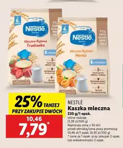 Lidl Kaszka mleczno-ryżowa z truskawkami Kaszka nestle oferta