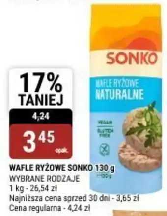 bi1 WAFLE RYŻOWE SONKO oferta