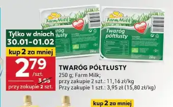 Stokrotka Optima Twaróg półtłusty Farm Milk oferta