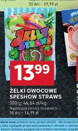 Stokrotka Optima Zelki owocowe Speshow Straws oferta