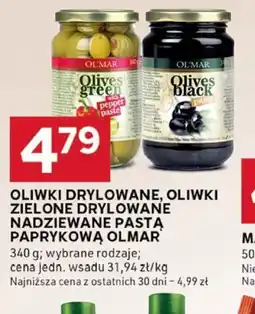 Stokrotka Optima Oliwki drylowane, oliwki zielone drylowane nadziewane pastą paprykową Olmar oferta