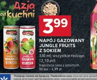 Stokrotka Optima Napój gazowany Jungle Fruits z sokiem oferta