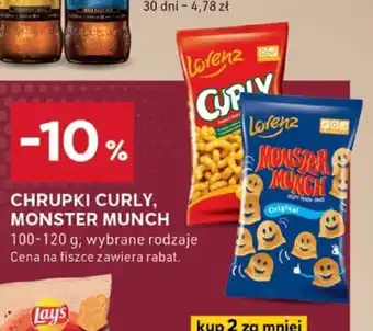 Stokrotka Optima Chrupki Lay's Curly, Monster Munch oferta