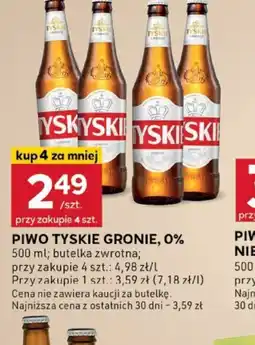 Stokrotka Optima Piwo Tyskie Gronie, 0% oferta