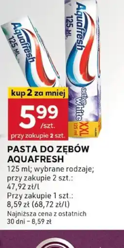 Stokrotka Optima Pasta do zębów Aquafresh oferta