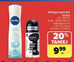 Carrefour Antyperspirant original Nivea Men Invisible Black & White oferta