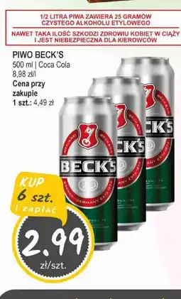 Słoneczko Piwo Beck's oferta